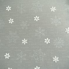 Olzatex Vánoční ubrusy - Sněhová vločka - šedé, 30 x 30 cm
