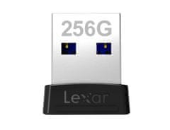 Lexar flash disk 256GB - JumpDrive S47 USB 3.1, černé plastové pouzdro, (čtení: až 250MB/s)