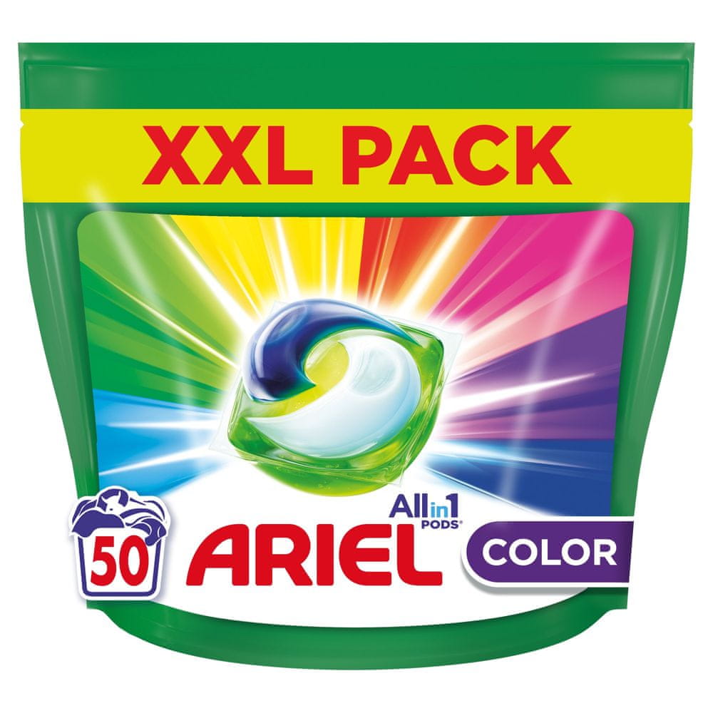 Ariel kapsle na praní Color 50 ks