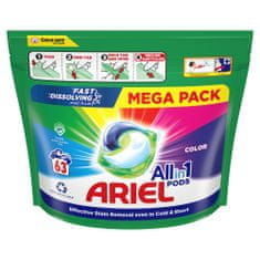 Ariel kapsle na praní Color 63 ks
