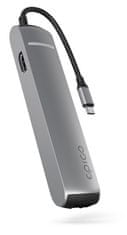 EPICO 6v1 Slim hub 8K s USB-C konektorem 9915112100070 - vesmírně šedý