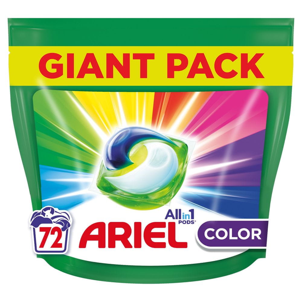 Levně Ariel kapsle na praní Color 72 ks