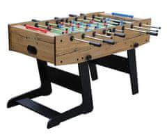 Leomark Skládací stolní fotbal, Leomark dřevěný hrací stůl pro děti i dospělé, SpaceFlex 341
