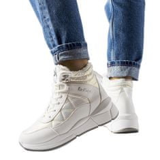 Lee Cooper Bílé zateplené boty velikost 40