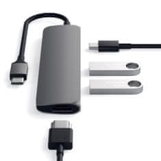 Satechi USB-C Slim Multiport Adapter Vesmírně šedá