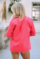 OMG! Dámská košilová bunda Marie-Claire růžová S