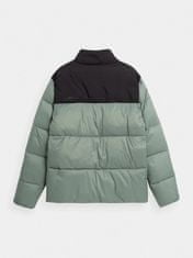 4F Pánská zimní bunda Asselineau černo-zelená L