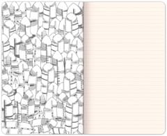 Presco Publishing Omalovánkový notes, maluj fixami, linkovaný, 13 × 21 cm
