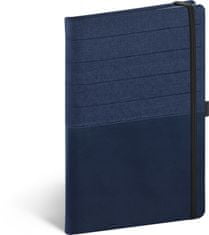 Presco Publishing Notes Skiver modromodrý, linkovaný, 13 × 21 cm