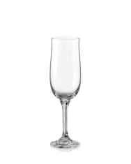 Crystalex Set 6 sklenic na šampaňské a perlivá vína z kvalitního bezolovnatého křišťálu.