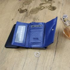 Gregorio Dámská malá kožená peněženka Ines, modrá