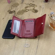 Gregorio Dámská malá kožená peněženka Ines, červená