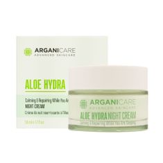 Arganicare Produkty osobní péče bílé aloe hydra nourishing night cream krem odżywczy na noc z aloesem 50 ml