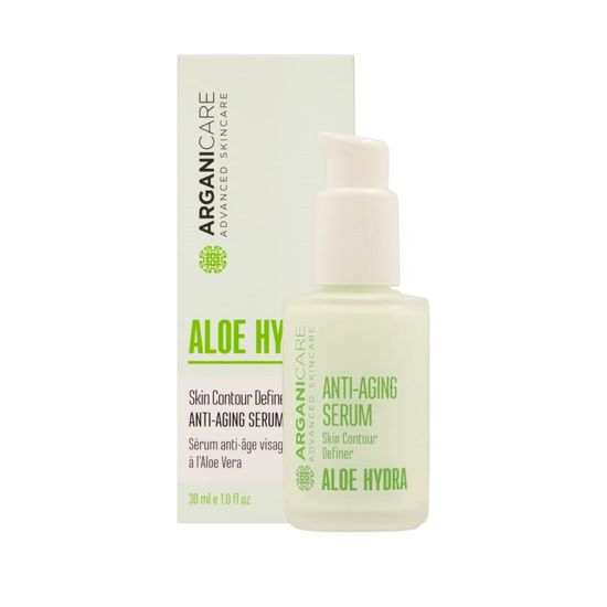 Arganicare Produkty osobní péče zelené aloe hydra anti-aging serum przeciwstarzeniowe z aloesem 30 ml