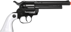 Alltoys Kovbojský revolver kovový černý 12 ran