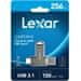 Lexar flash disk 256GB - JumpDrive D400 Dual USB-C & USB-A 3.1 (čtení až 130MB/s)