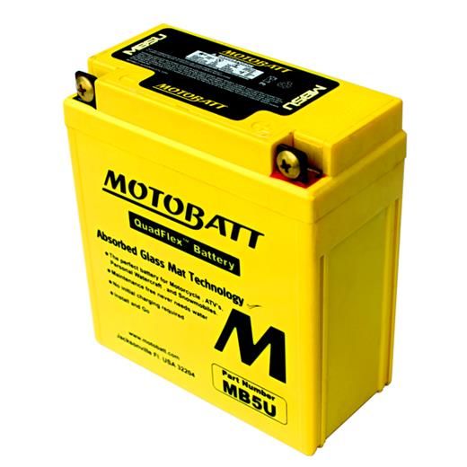 MOTOBATT Baterie MB5U 7Ah, 12V, 2 vývody