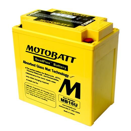 MOTOBATT Baterie MB16U 20Ah, 12V, 4 vývody