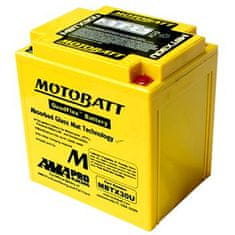 MOTOBATT Baterie MBTX30U 34 Ah, 12 V, 4 vývody
