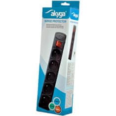 Akyga Prodlužovací kabel s 5 zásuvkami 3m 5outlets CEE7/5 s vypínačem
