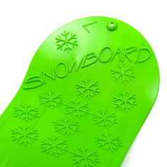 Baby Mix Dětský kluzák na sníh SNOWBOARD 72 cm zelený