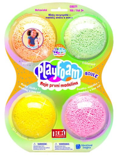 PlayFoam Boule 4pack-Třpytivé (CZ/SK)