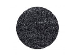 Ayyildiz Kusový koberec ENJOY 4500, Antracitová Rozměr koberce: 120 cm KRUH