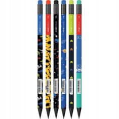 BTS HB Game Over barevná školní tužka s gumou