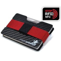 MakakaOnTheRun Karbonová slim RFID peněženka na karty