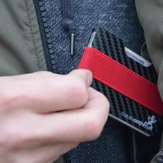 MakakaOnTheRun Karbonová slim RFID peněženka na karty