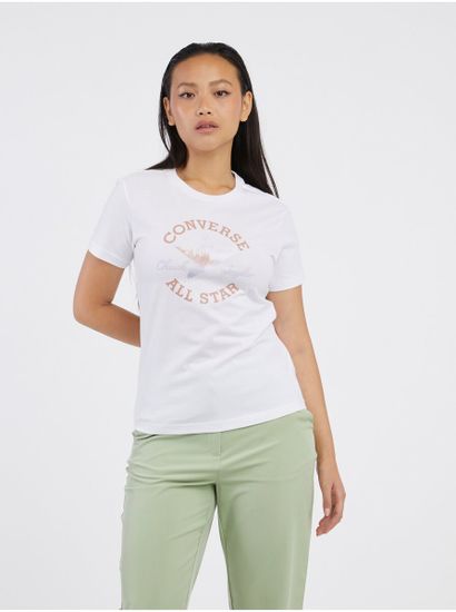 Converse Bílé dámské tričko Converse