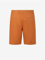 Pepe Jeans Oranžové pánské kraťasy s příměsí lnu Pepe Jeans S