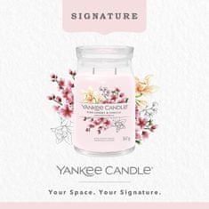 Yankee Candle Aromatická svíčka Signature velká Pink Cherry & Vanilla 567g