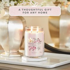 Yankee Candle Aromatická svíčka Signature velká Pink Cherry & Vanilla 567g