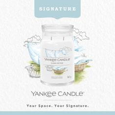 Yankee Candle Yankee Candle vonná svíčka Signature ve skle velká Clean Cotton 567 g