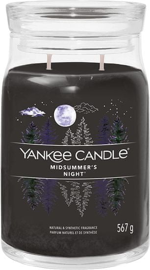 Yankee Candle Yankee Candle vonná svíčka Signature ve skle velká Midsummer’s Night 567 g