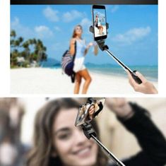 Kaku Selfie tyč Tripod SSTR-12 bluetooth stativ na dálkové ovládání, černá