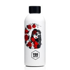 YOu bottles Termoláhev na pití Dual Design 500 ml Santa Muerte