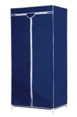 Alpina Textilní šatní skříň 75x50x160cm tmavě modrá
