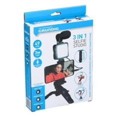 Grundig Selfie studio s osvětlením a tripod