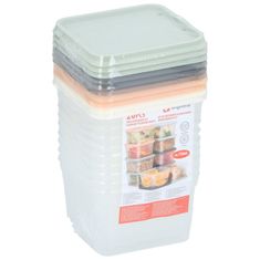 Alpina Box na potraviny s víkem sada 10ks 750 ml
