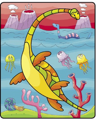Aksjomat Omalovánka s vodním fixem Dinosauři