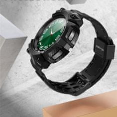 SUPCASE Řemínek + 2X Ochranné Sklo Unicorn Beetle Pro & Tempered sklo Samsung Galaxy Watch 6 Classic (47 Mm) Black