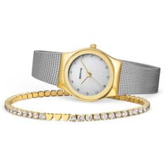 Elegant Moments Lin.  SET Classic - Dámské hodinky,náramek s korálkem 12927-001-GWP