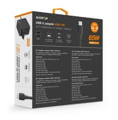 Aligator Power Delivery 65W USB-C adaptér