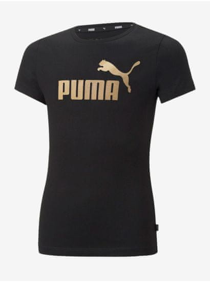 Puma Černé holčičí tričko Puma ESS+