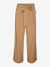Vero Moda Béžové dámské kalhoty AWARE by VERO MODA Gaia XL