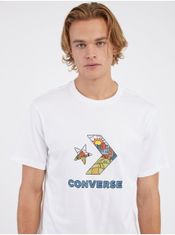 Converse Bílé pánské tričko Converse Star Chevron XXL