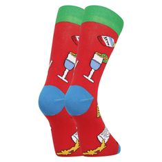 Styx 3PACK veselé ponožky vysoké vícebarevné (H12515255) - velikost XL