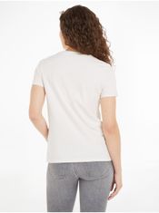 Tommy Hilfiger Bílé dámské tričko Tommy Hilfiger XL